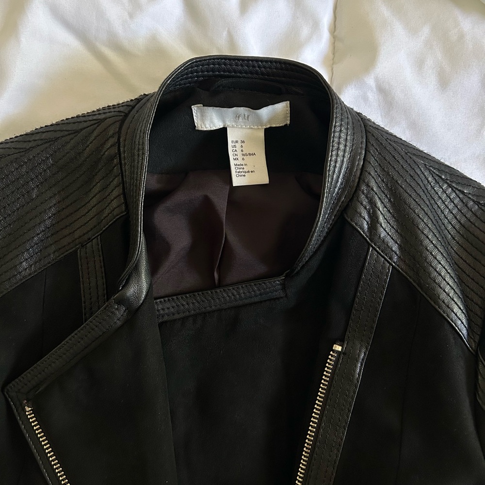 Faux Suede Asymmetrical Jacket - Picture 3 of 3